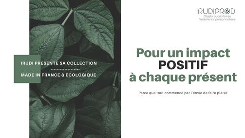 Projet IrudiProd Écologique